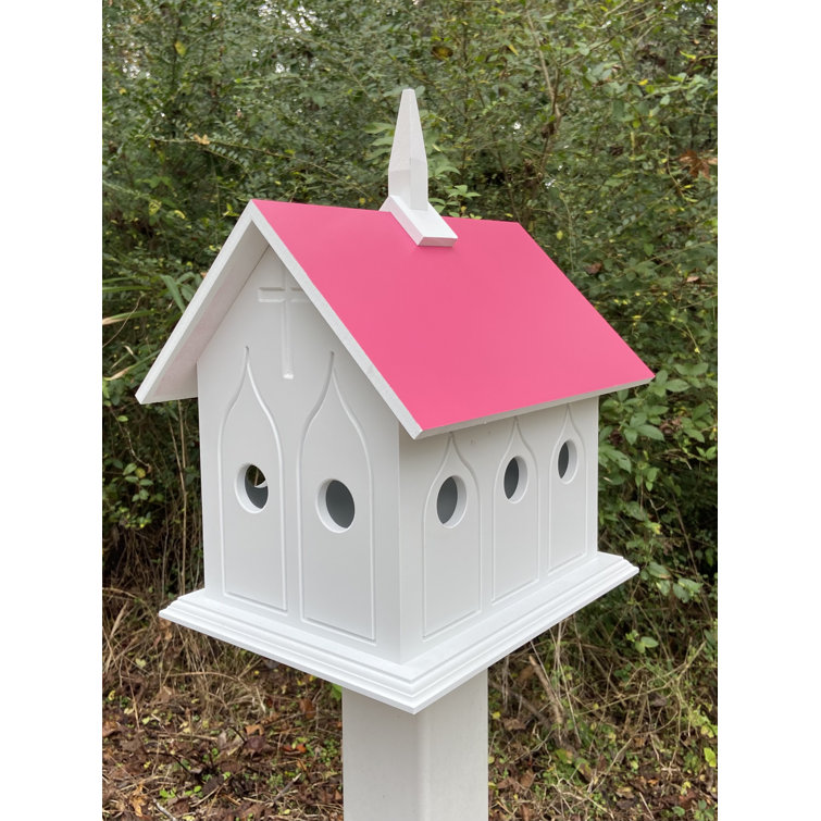 Paradise Birdhouses 20'' H x 15'' W x 12'' D Post Birdhouse Wayfair